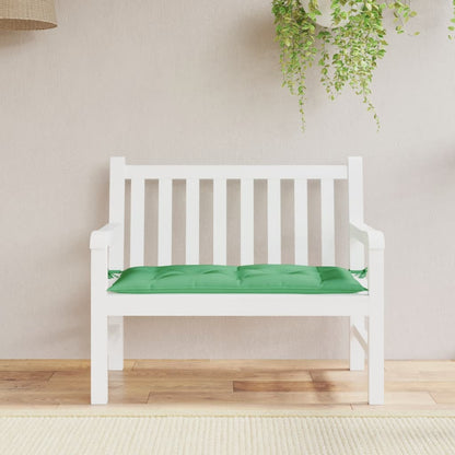 Garden Bench Cushion Green 100x50x7cm Oxford Fabric
