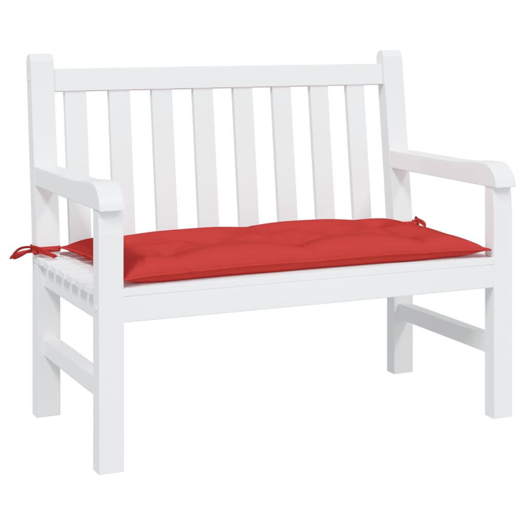 Garden Bench Cushion Red 39.4"x19.7"x2.8" Oxford Fabric