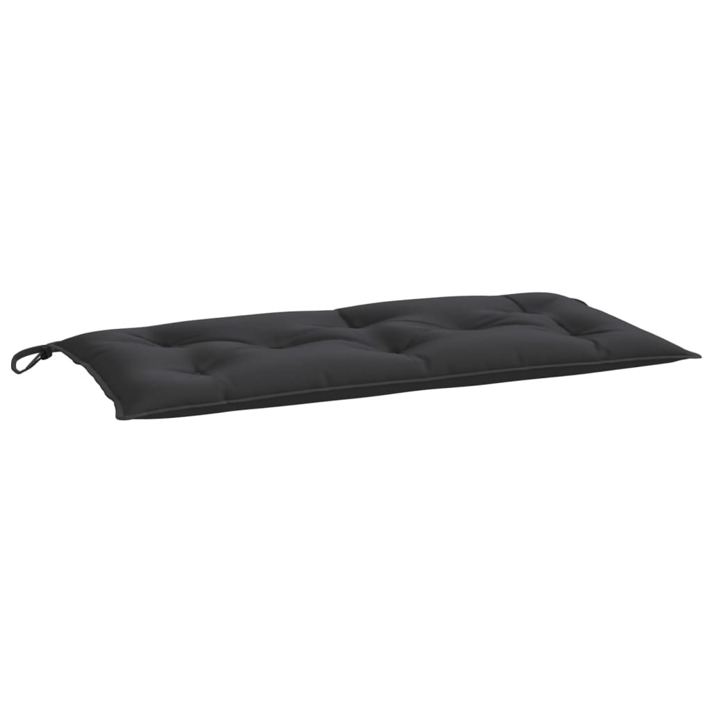 Garden Bench Cushion Black 39.4"x19.7"x2.8" Oxford Fabric