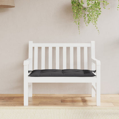 Garden Bench Cushion Black 39.4"x19.7"x2.8" Oxford Fabric