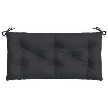 Garden Bench Cushion Black 39.4"x19.7"x2.8" Oxford Fabric