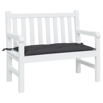 Garden Bench Cushion Black 39.4"x19.7"x2.8" Oxford Fabric