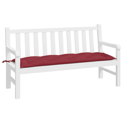 Garden Bench Cushion Wine Red 59.1"x19.7"x2.8" Oxford Fabric