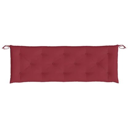 Garden Bench Cushion Wine Red 59.1"x19.7"x2.8" Oxford Fabric