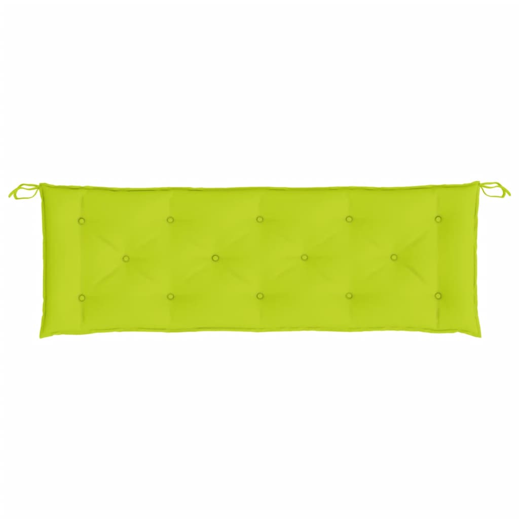 Garden Bench Cushion Bright Green 150x50x7 cm Oxford Fabric
