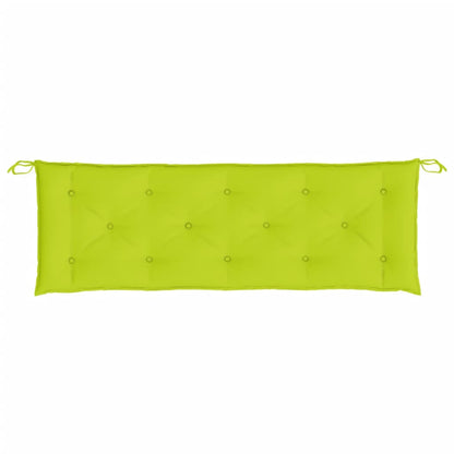 Garden Bench Cushion Bright Green 150x50x7 cm Oxford Fabric
