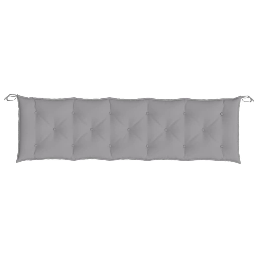 Garden Bench Cushion Gray 70.9"x19.7"x2.8" Oxford Fabric