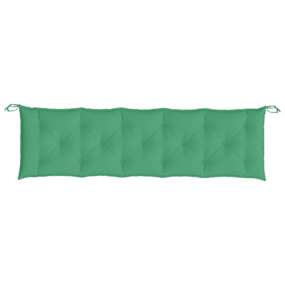 Garden Bench Cushion Green 180x50x7 cm Oxford Fabric