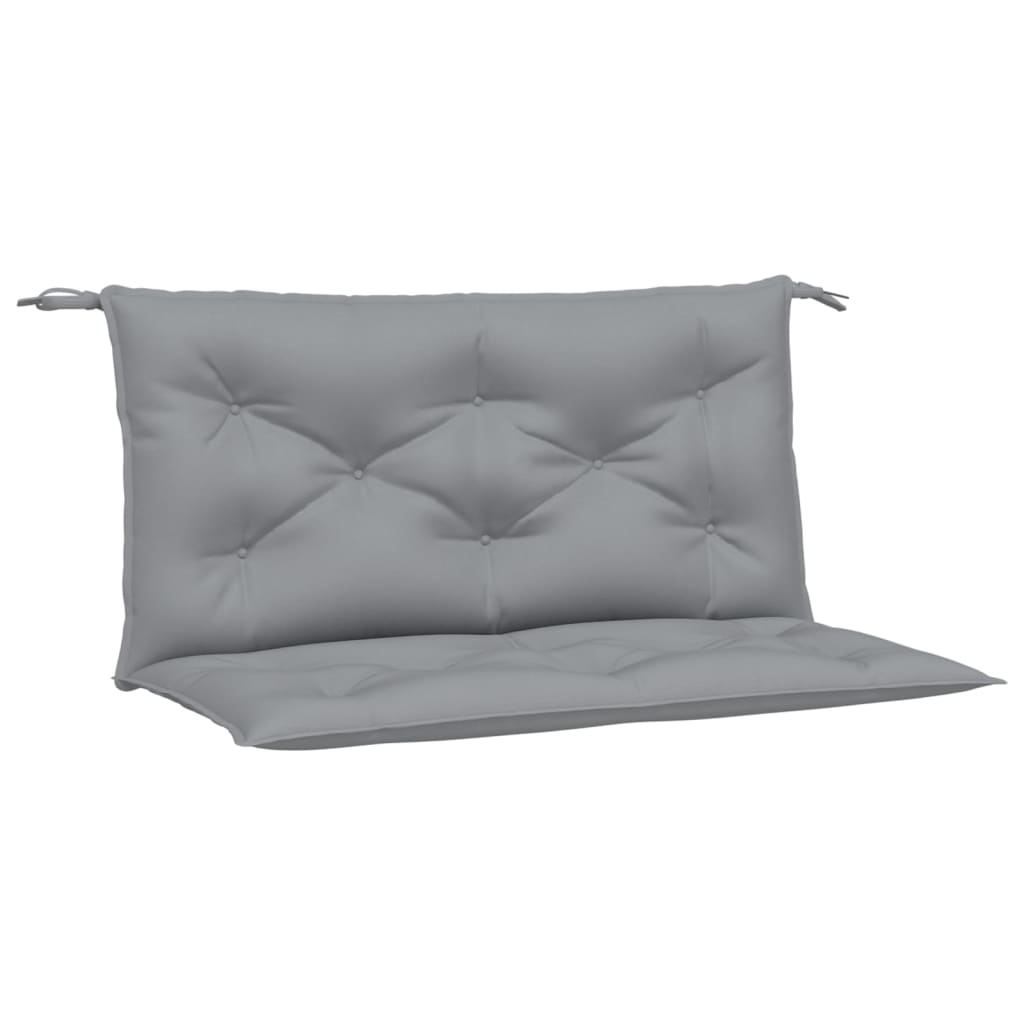 Garden Bench Cushions 2pcs Gray 39.4"x19.7"x2.8" Oxford Fabric