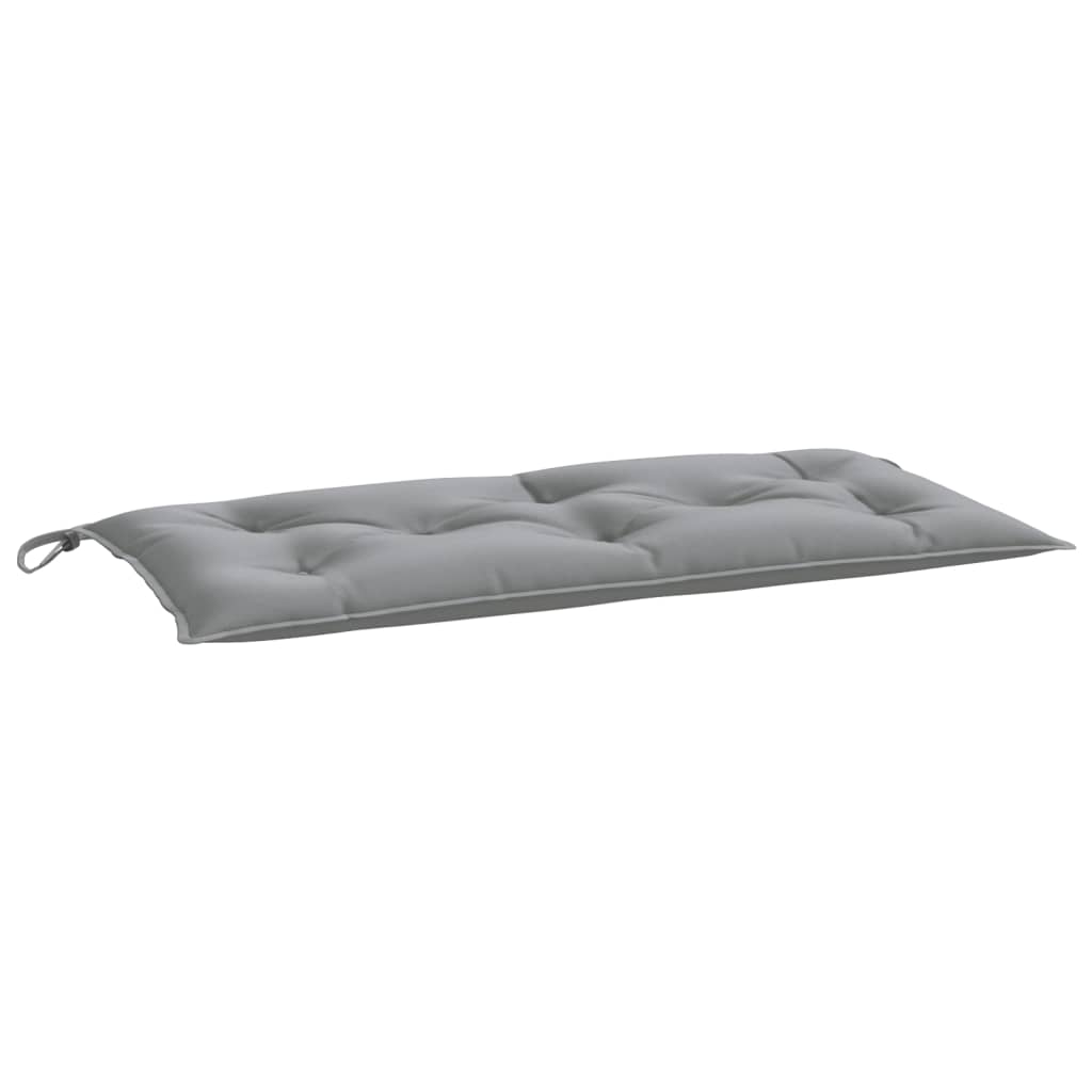 Garden Bench Cushions 2pcs Gray 39.4"x19.7"x2.8" Oxford Fabric