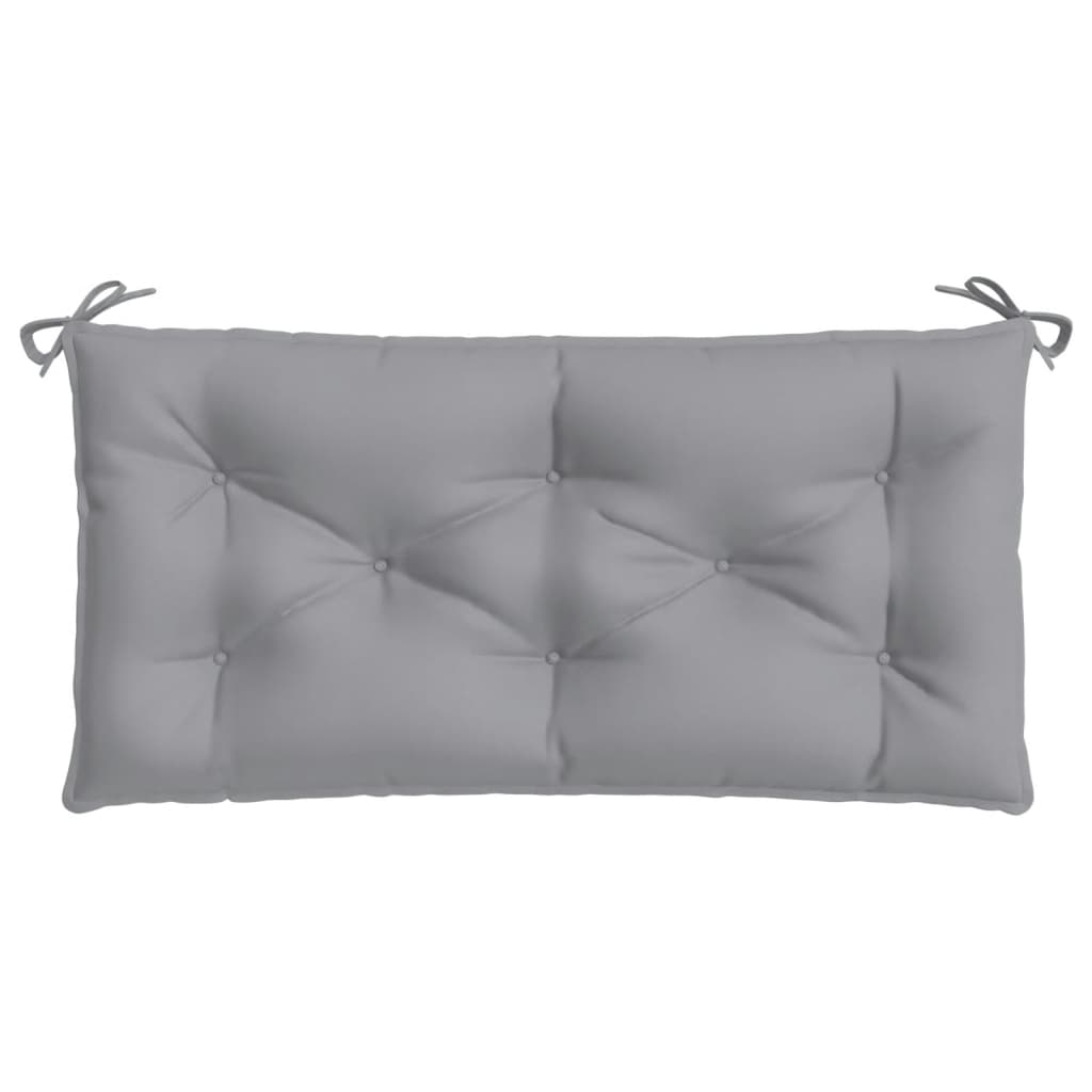 Garden Bench Cushions 2pcs Gray 39.4"x19.7"x2.8" Oxford Fabric