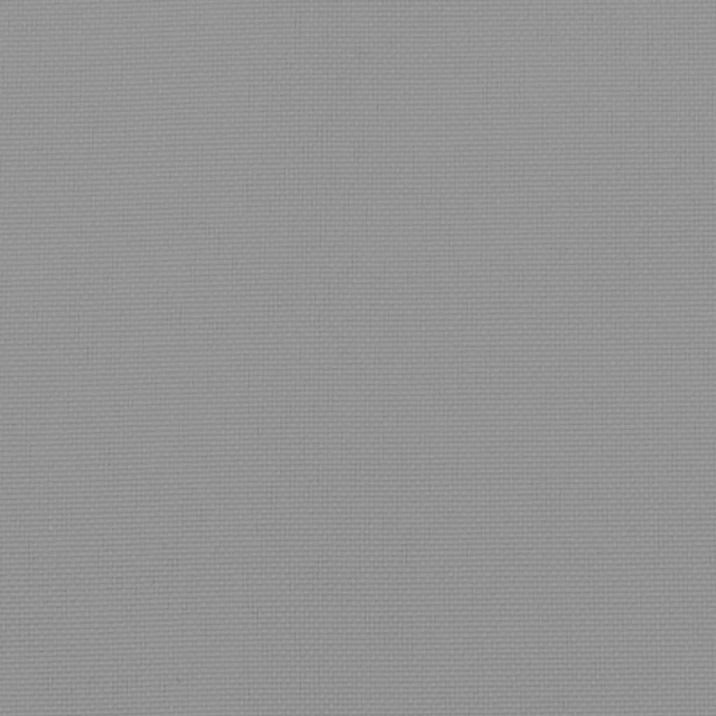 Garden Bench Cushions 2pcs Gray 39.4"x19.7"x2.8" Oxford Fabric