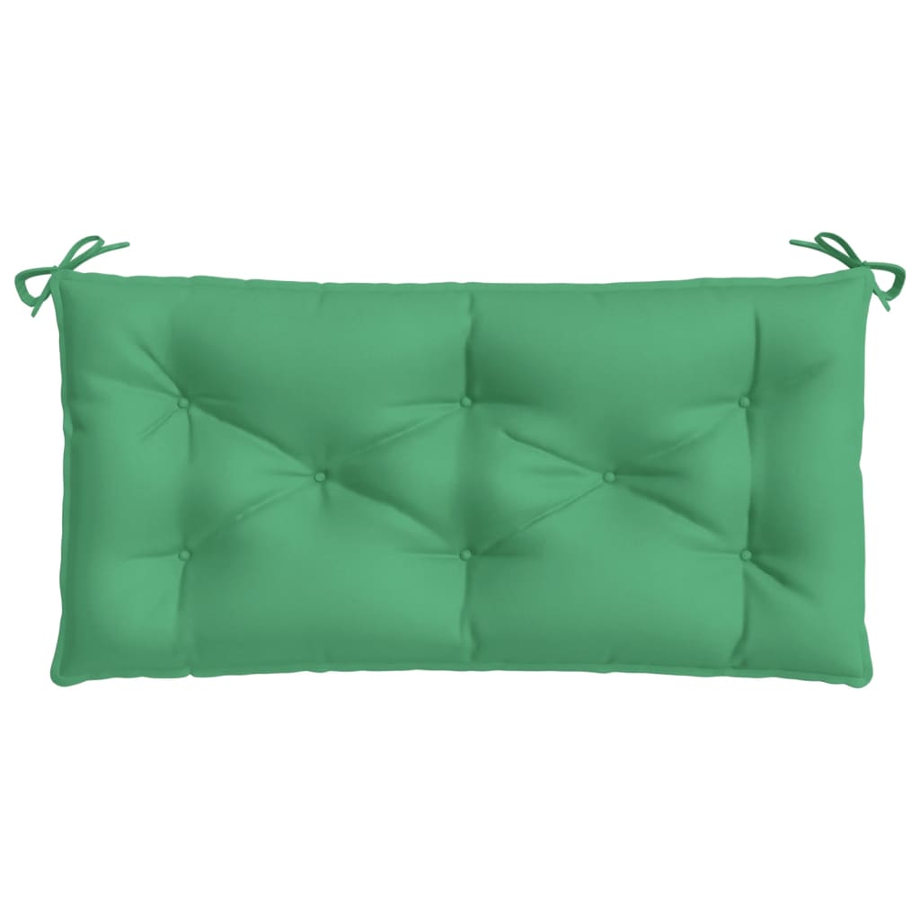 Garden Bench Cushions 2pcs Green 39.4"x19.7"x2.8" Oxford Fabric