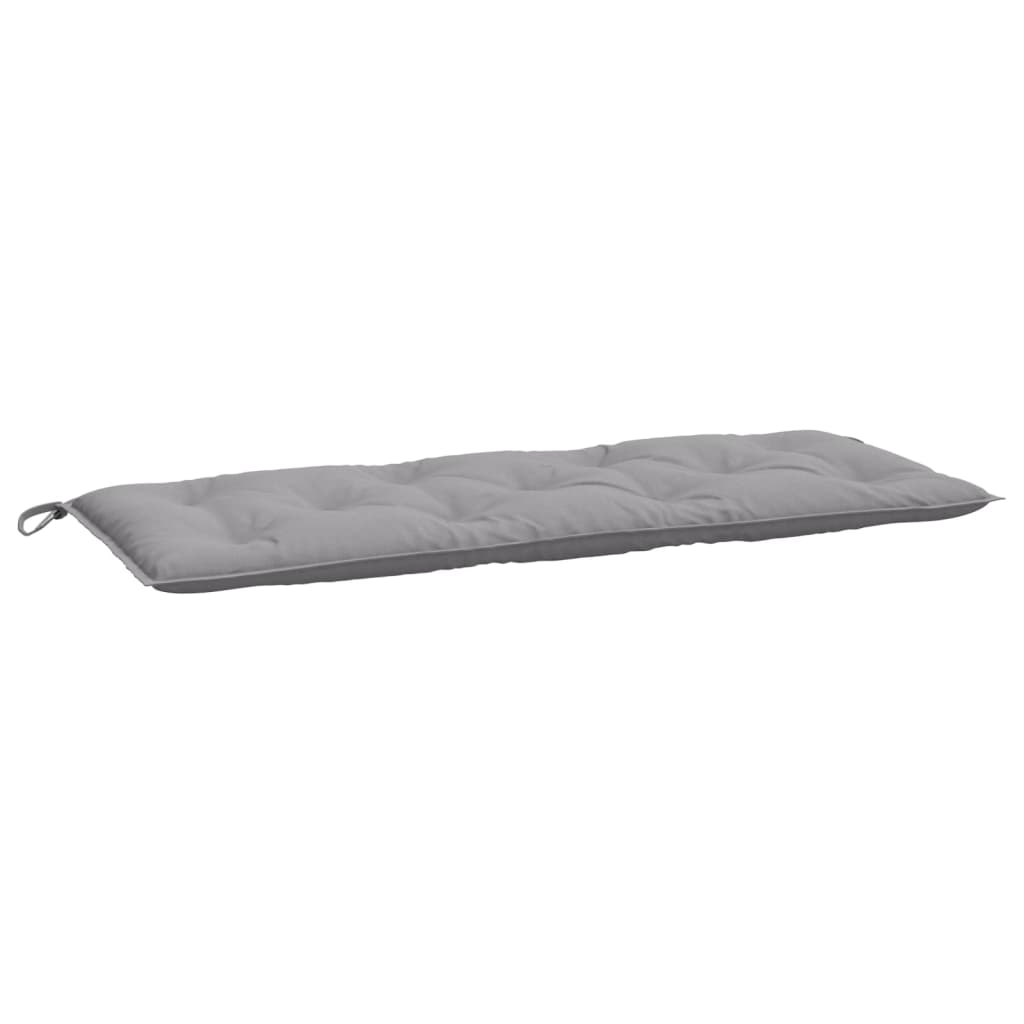 Garden Bench Cushions 2pcs Gray 47.2"x19.7"x2.8" Oxford Fabric