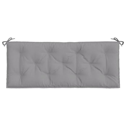 Garden Bench Cushions 2pcs Gray 47.2"x19.7"x2.8" Oxford Fabric