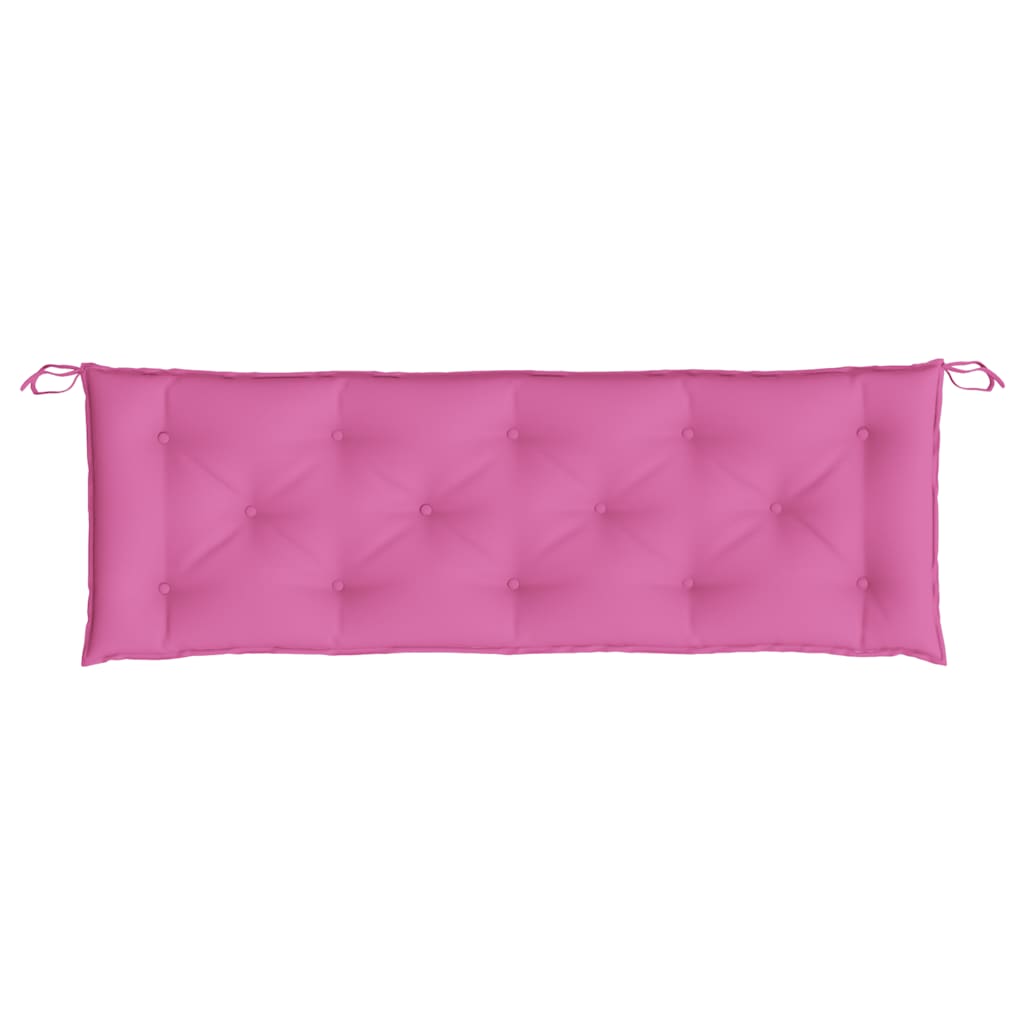 Garden Bench Cushions 2pcs Pink 59.1"x19.7"x2.8" Fabric