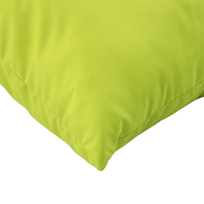 Pallet Cushions 2 pcs Bright Green Oxford Fabric