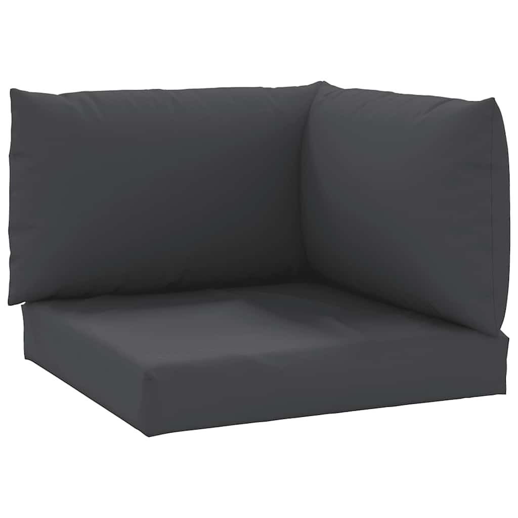 Pallet Cushions 3 pcs Black Oxford Fabric