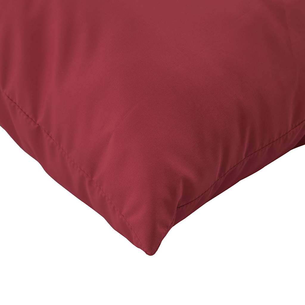 Pallet Cushions 3 pcs Wine Red Oxford Fabric