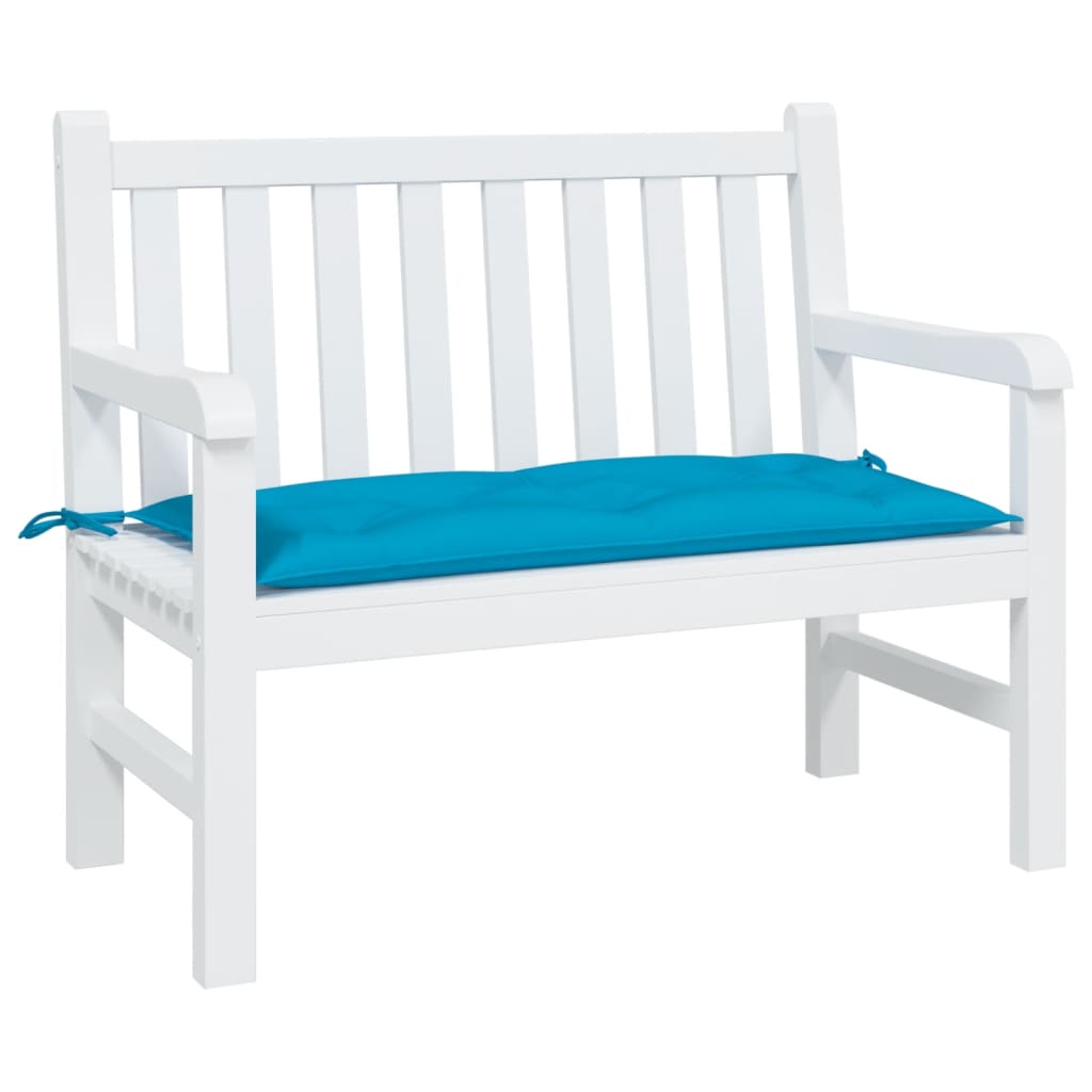 Garden Bench Cushion Light Blue 110x50x7 cm Oxford Fabric