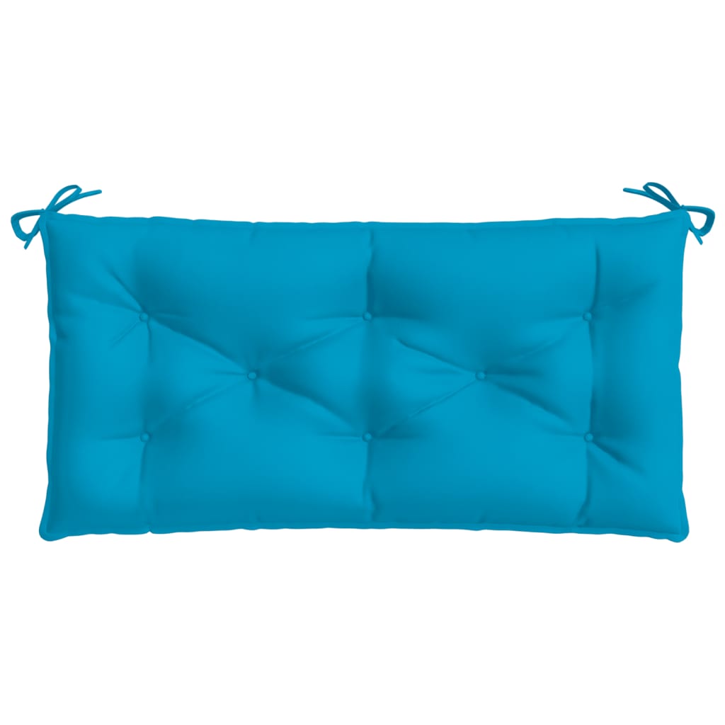 Garden Bench Cushion Light Blue 110x50x7 cm Oxford Fabric