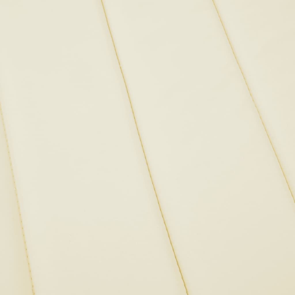 Sun Lounger Cushion Cream 70.9"x23.6"x1.6" Oxford Fabric