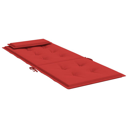 Highback Chair Cushions 2 pcs Red Oxford Fabric