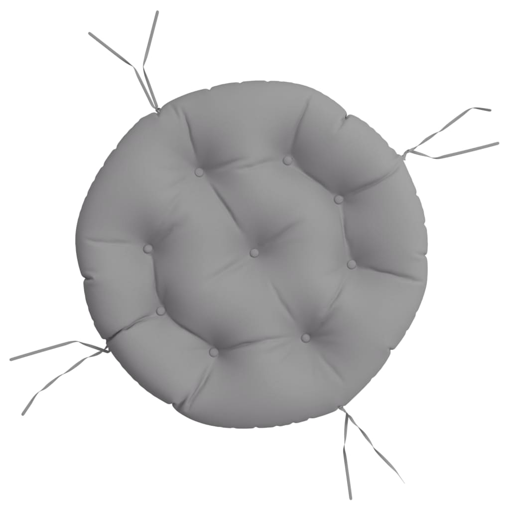 Round Cushion Grey Ø 60 x11 cm Oxford Fabric