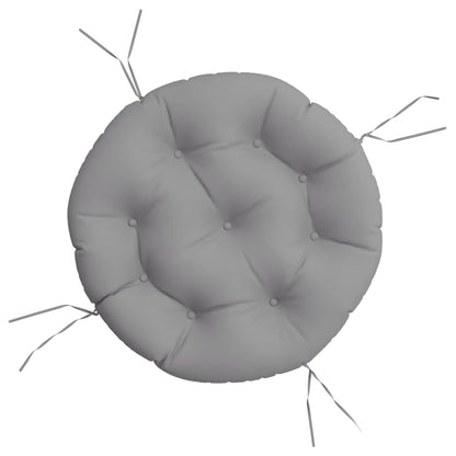 Round Cushion Grey Ø 60 x11 cm Oxford Fabric