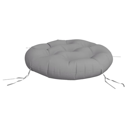 Round Cushion Grey Ø 60 x11 cm Oxford Fabric