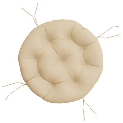 Round Cushion Beige Ø 60 x11 cm Oxford Fabric