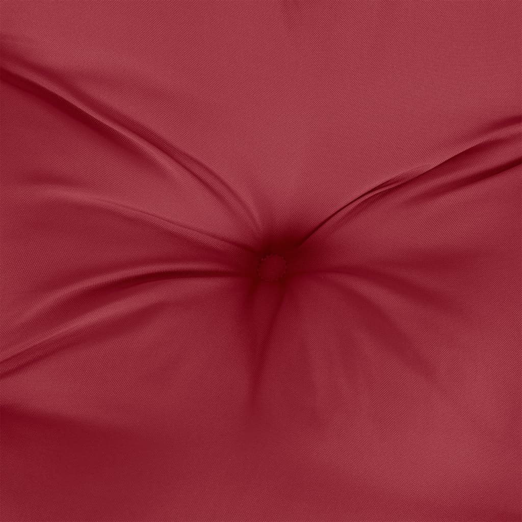 Round Cushion Wine Red Ø 60 x11 cm Oxford Fabric