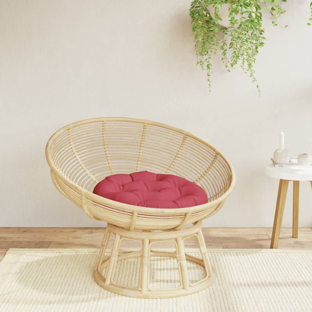 Round Cushion Wine Red Ø 60 x11 cm Oxford Fabric