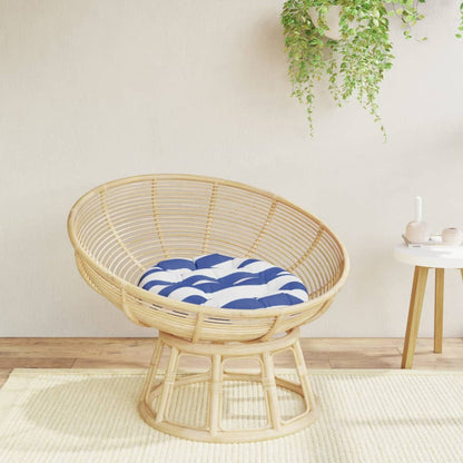 Round Cushion Blue&White Stripe Ø 60 x11 cm Oxford Fabric