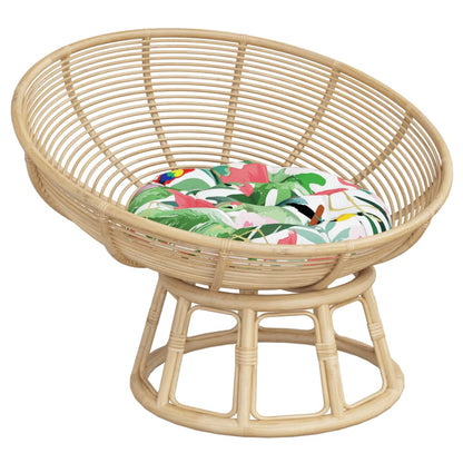 Round Cushion Multicolour Ø 60 x11 cm Oxford Fabric