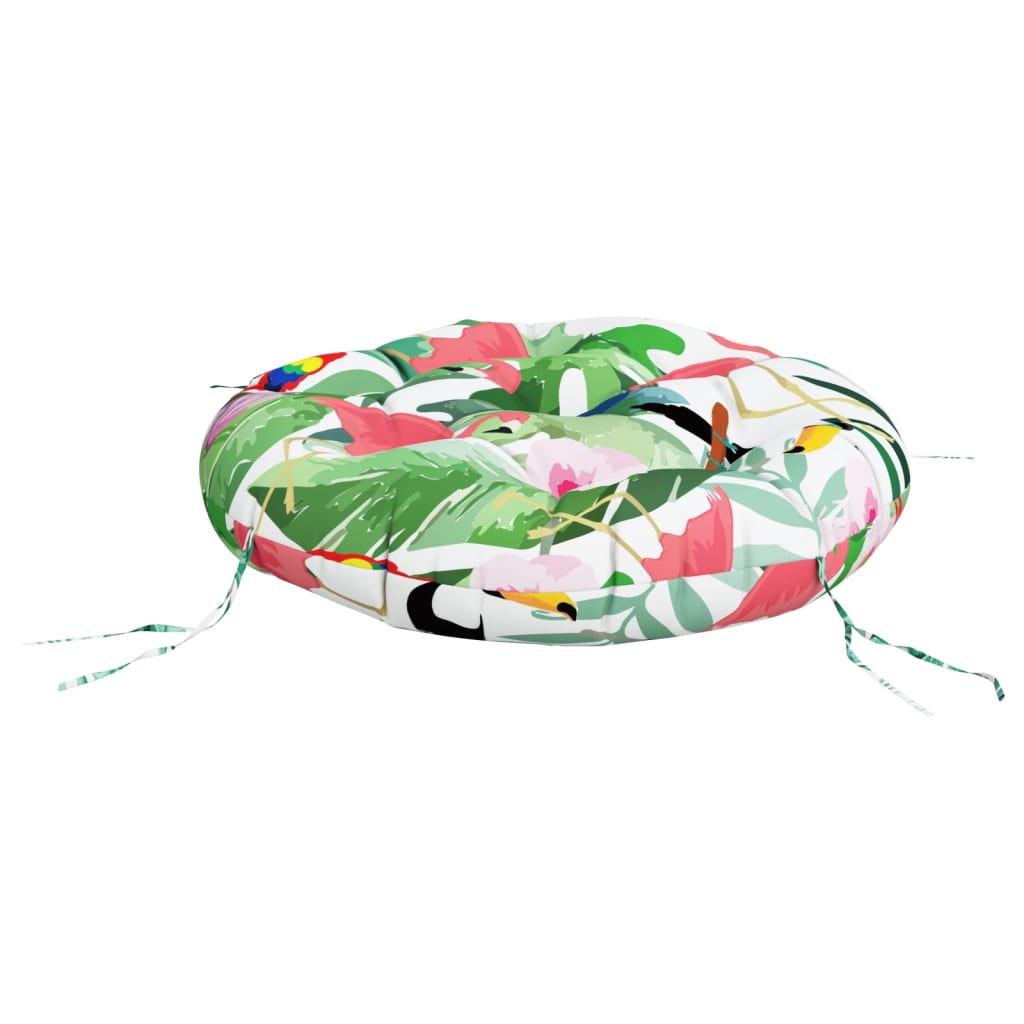 Round Cushion Multicolour Ø 60 x11 cm Oxford Fabric