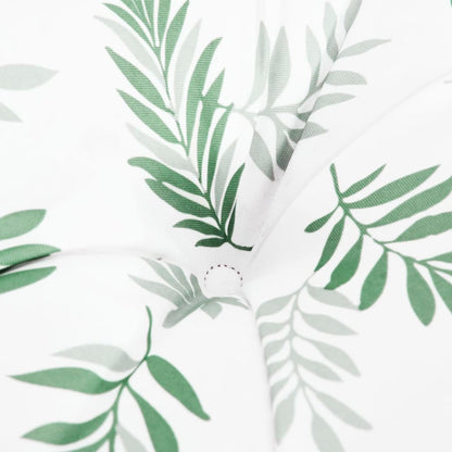 Round Cushion Leaf Pattern Ø 60 x11 cm Oxford Fabric
