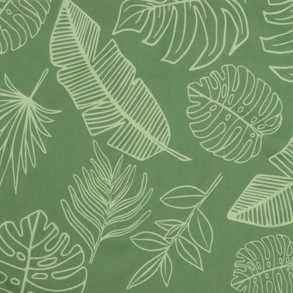 Round Cushion Leaf Pattern Ø 60 x11 cm Oxford Fabric