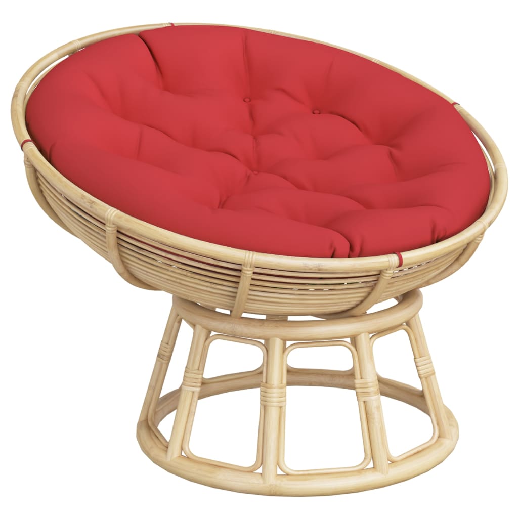 Round Cushion Red Ø 100 x11 cm Oxford Fabric