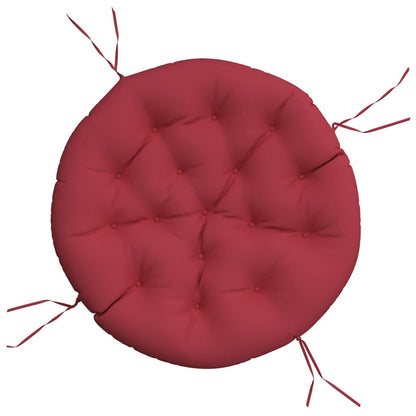 Round Cushion Wine Red Ø 100 x11 cm Oxford Fabric