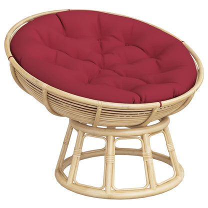 Round Cushion Wine Red Ø 100 x11 cm Oxford Fabric