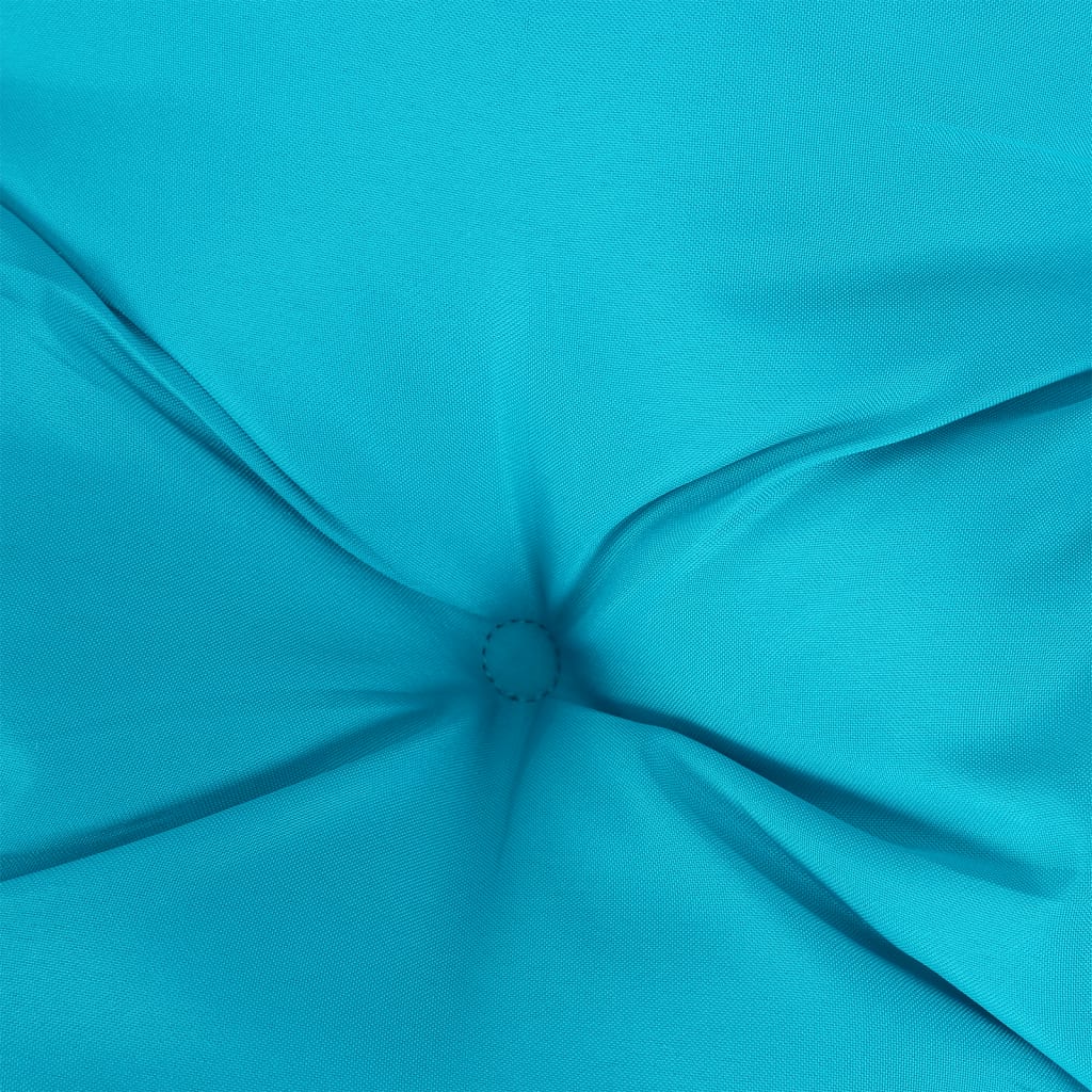 Round Cushion Turquoise Ø 100 x11 cm Oxford Fabric