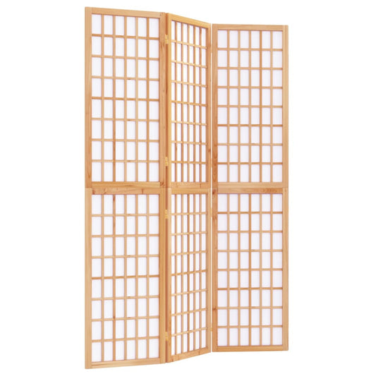 Folding 3-Panel Room Divider Japanese Style 120x170 cm