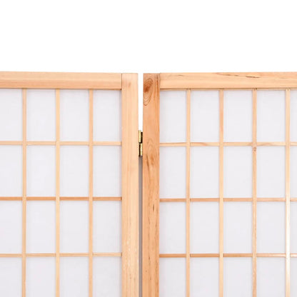 Folding 5-Panel Room Divider Japanese Style 200x170 cm