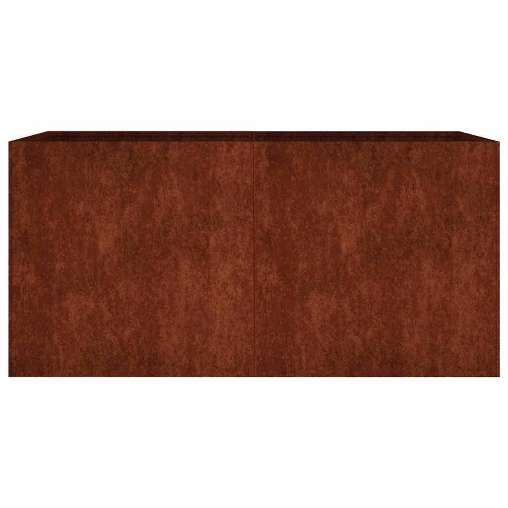 Planter 80x40x40 cm Corten Steel