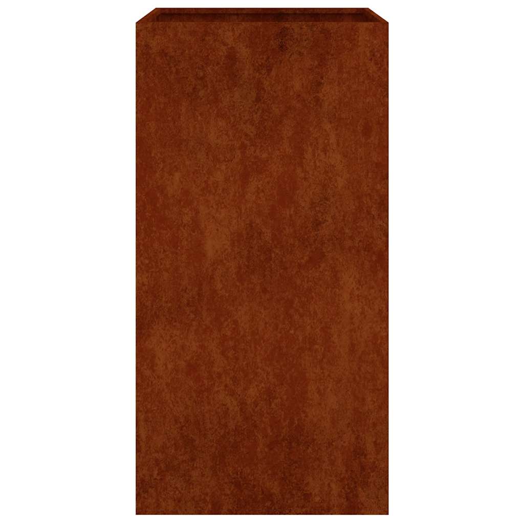 Planter 40x40x80 cm Corten Steel