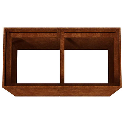 Planter 80x40x80 cm Corten Steel