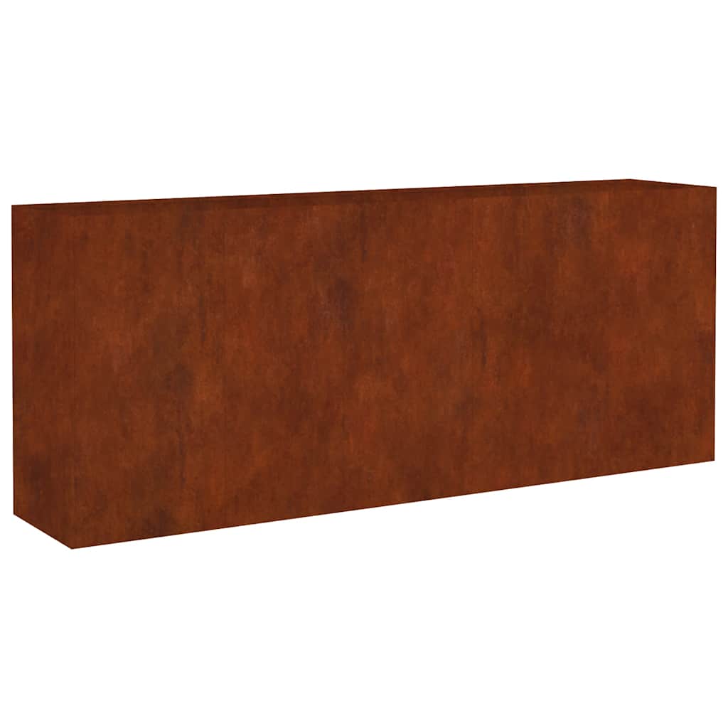 Garden Raised Bed 200x40x80 cm Corten Steel