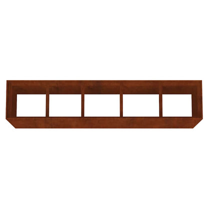 Garden Raised Bed 200x40x80 cm Corten Steel