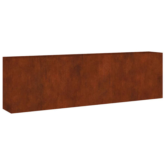 Garden Raised Bed 280x40x80 cm Corten Steel
